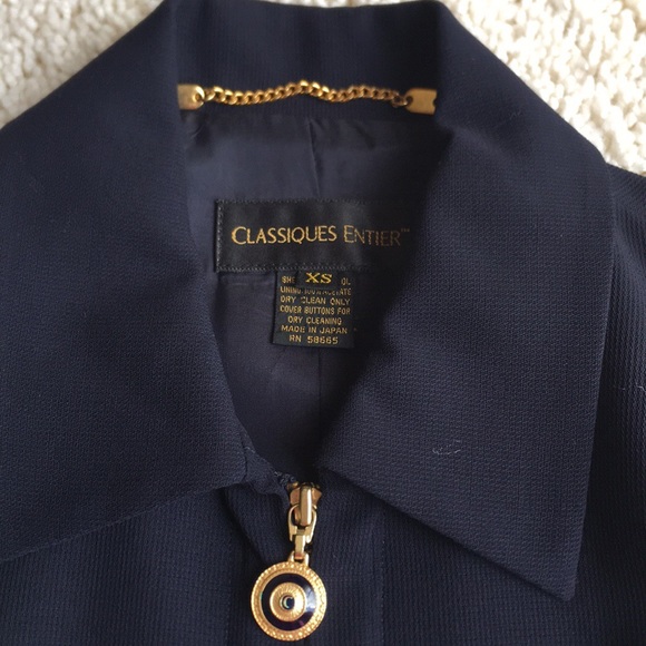 Classiques Entier Navy Blazer.     Size XS - Picture 1 of 7
